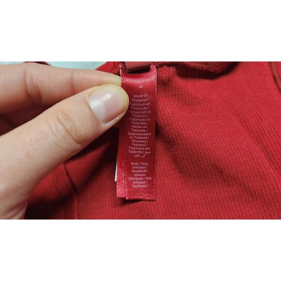 Skims Medium Brick Red Cotton Rib Tank Top AP-TNK-0038 NWT - Picture 5 of 8